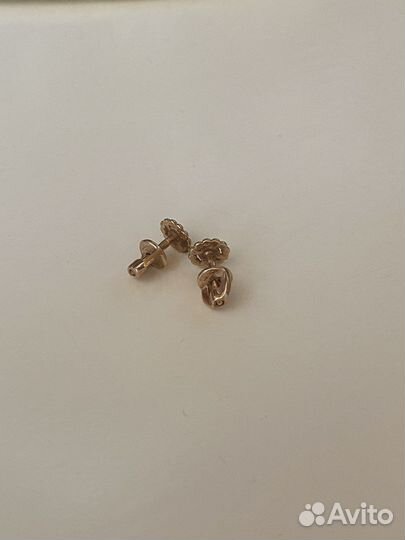 Золотые серьги детские