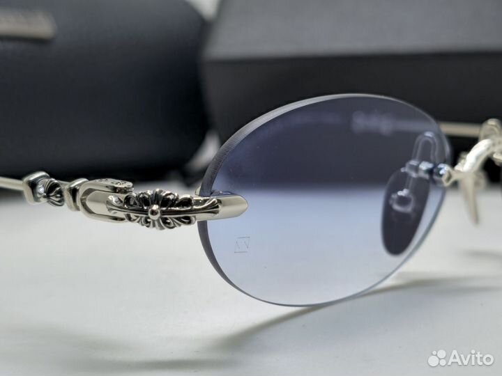 Очки Chrome Hearts Piles 1 голубые