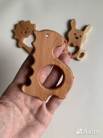 Прорезыватель/грызунок деревянный игрушка