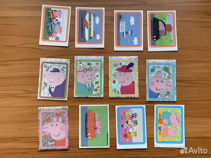 Стикеры наклейки «Свинка Пеппа» (Peppa Pig) 281 шт