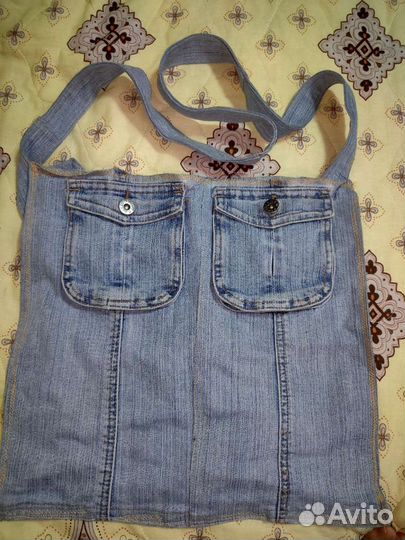 Сумочка джинсовая женская