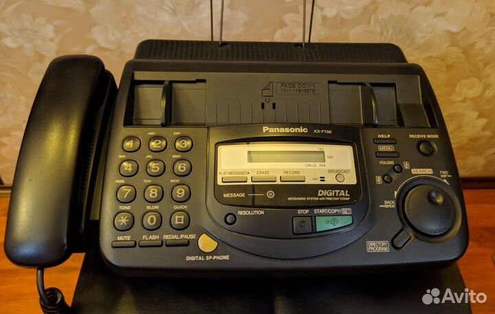 Телефон факс Panasonic KX-FT68RU