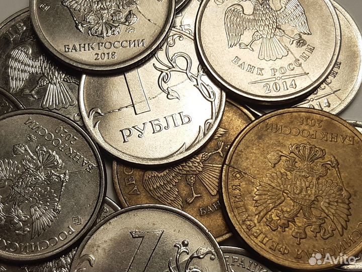 10 монет с браком - полный раскол штемпеля