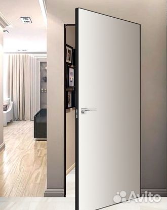 Скрытые межкомнатные двери в наличии и на заказ