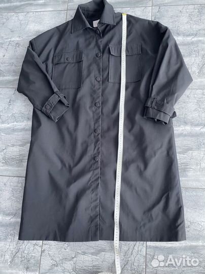 Тренч рубашка, размер L (46-48 оверсайз)
