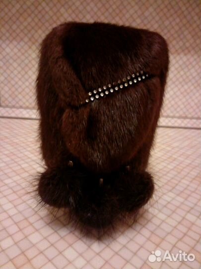Норковая шапка. Натуральный мех