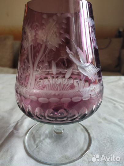 Ваза хрустальная СССР 28см