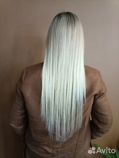 Наращивание волос на дому