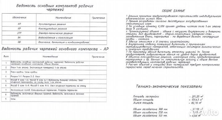 Готовый проект дома 130м2 газобетон