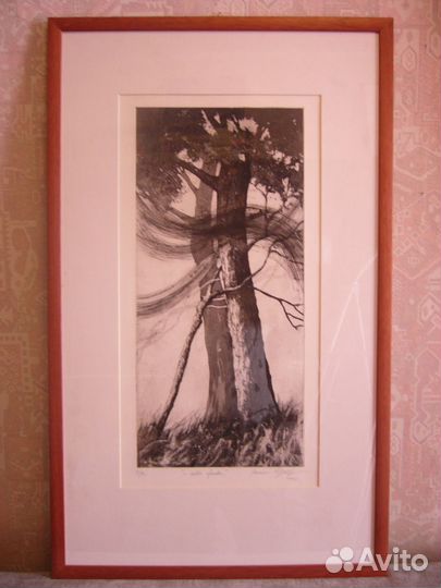 Графика (офорт-акватинта) Италия Лорин Кроссман