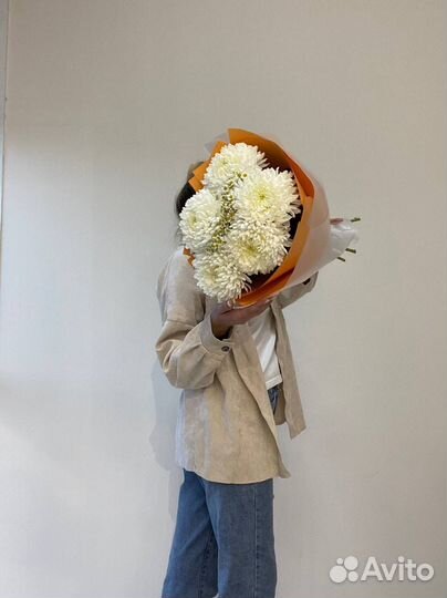 Букет хризантема цветы доставка Flowers124