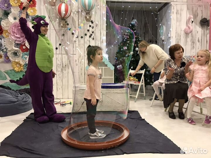 Шоу мыльных пузырей