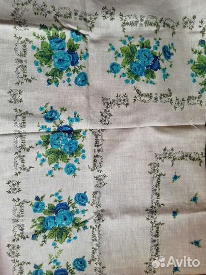 Скатерть льняная винтажная. Новая