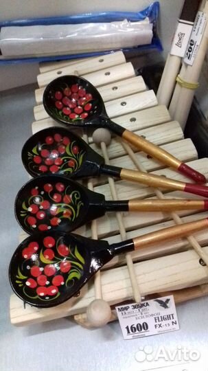 Деревянная ложка Хохлома