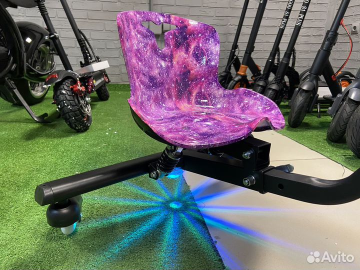 Дрифт кар WoLong 350W розовый космос