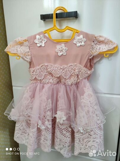 Платье для девочки 80
