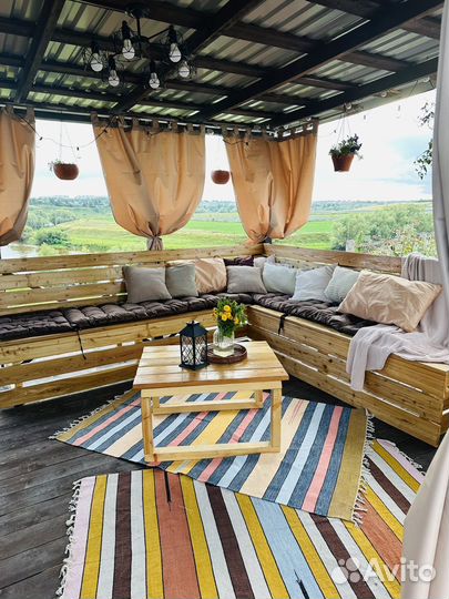 Аренда бани с беседкой, мангал, бассейн