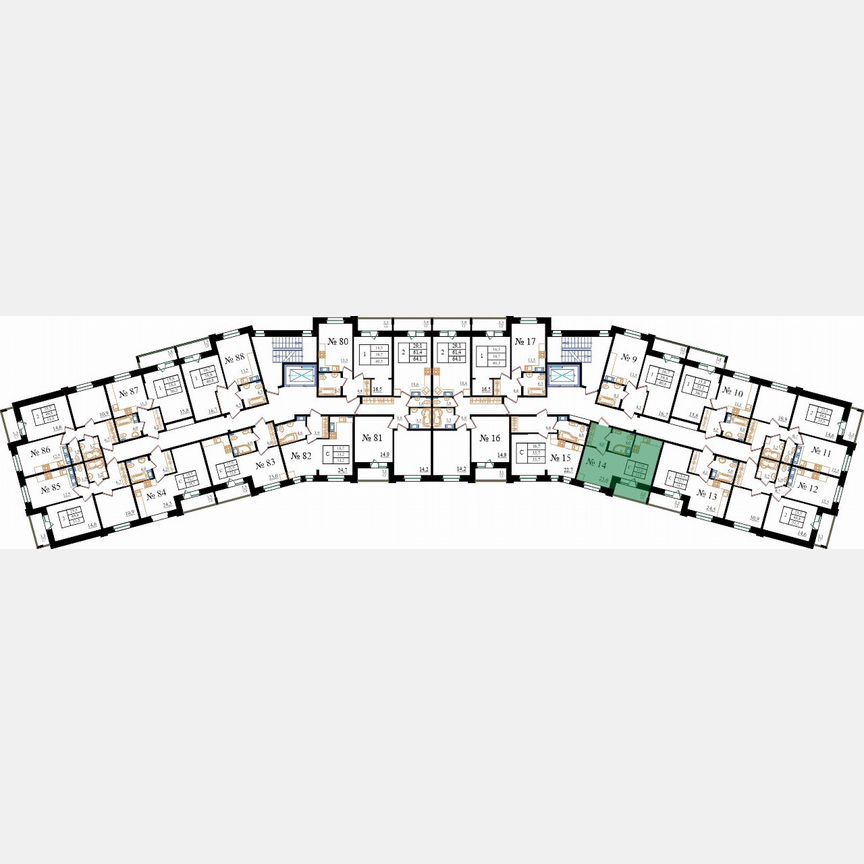 Квартира-студия, 32,8 м², 2/8 эт.