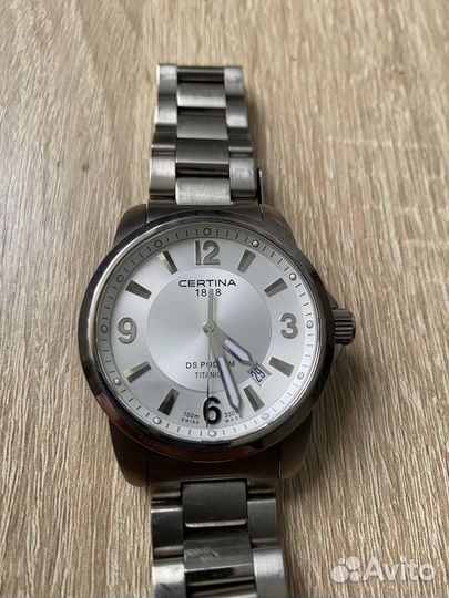 Часы мужские certina ds titanium