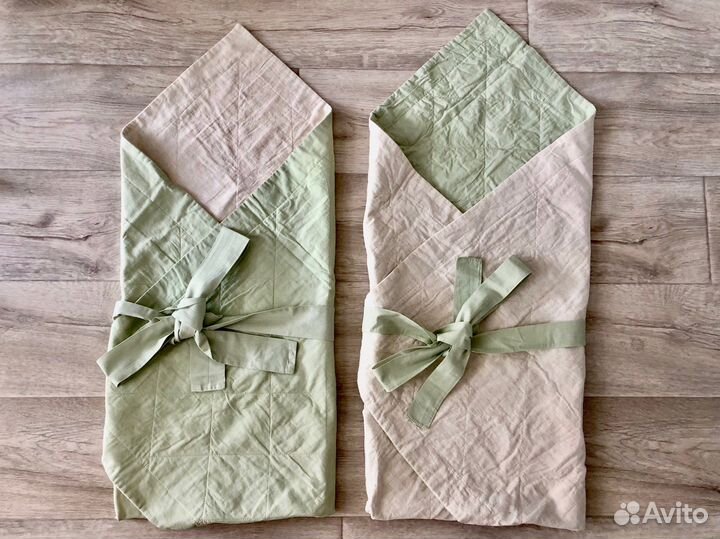 Конверт одеяло на выписку весна-лето