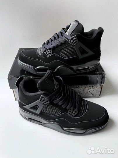 Nike air jordan 4 black caT