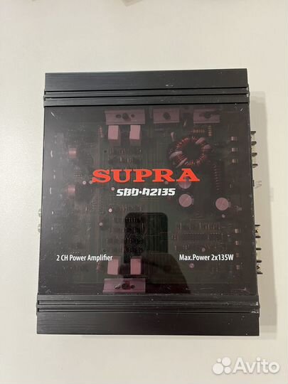 Усилитель 2х канальный supra