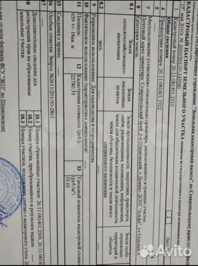 Участок 6,4 сот. (СНТ, ДНП)