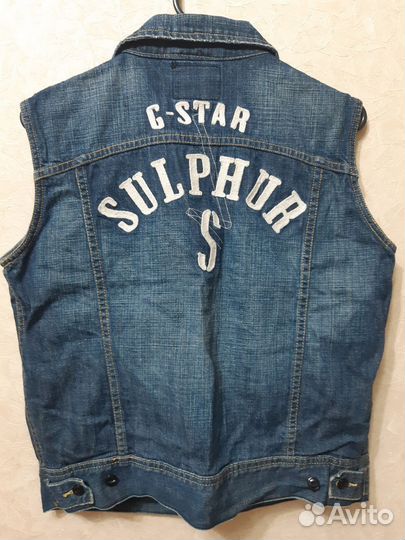 Джинсовая жилетка G star