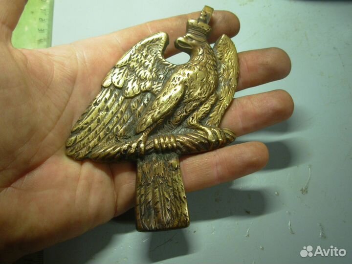 Подвес барабана Орел Бронза Германия 1914-1918 год
