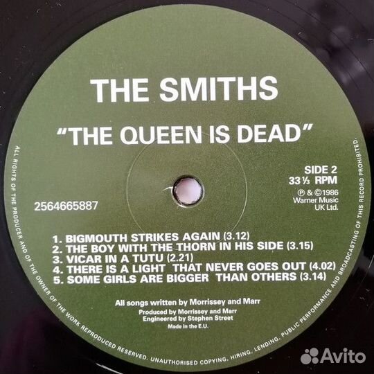 Винил The Smiths – The Queen Is Dead