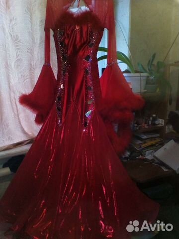 Платье для бальных танцев стандарт