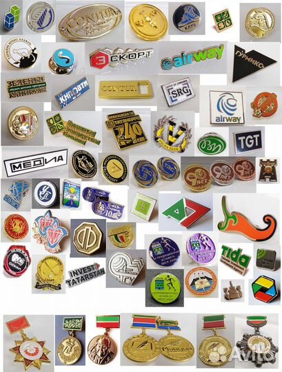 Значки и медали изготовление на заказ