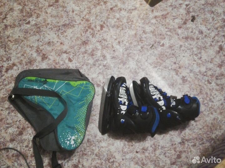 Велик снегокат и коньки