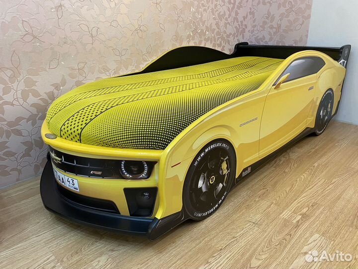 Кровать машина для мальчика camaro бамбл би