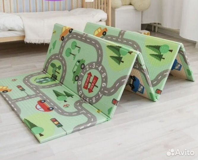 Детский коврик для ползания складной