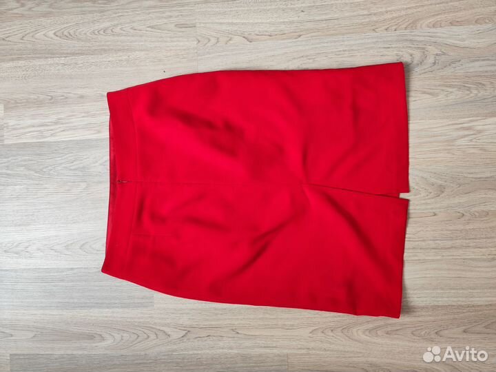 Юбка женская красная,юбка-карандаш