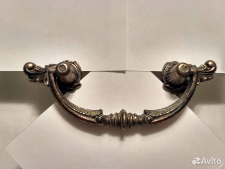 Старинные советские откидные мебельные ручки