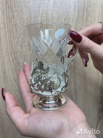 Подстаканник из серебра на 120 мл