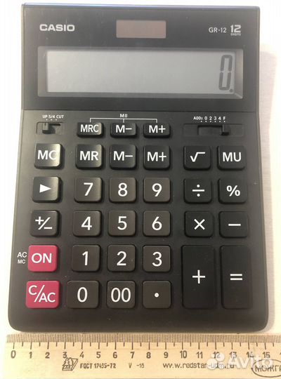 Большой Калькулятор Casio GR-12