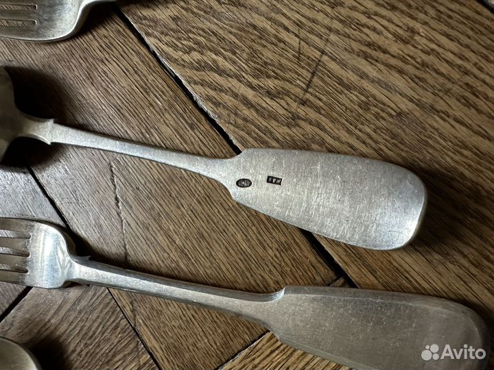 Серебро 84 вилки ложки