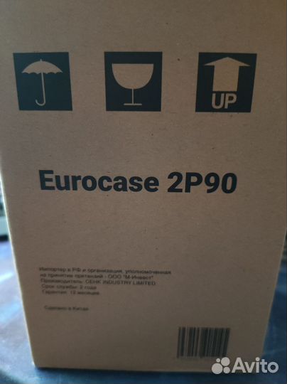 Кулер для процессора Eurocase 2p90 argb