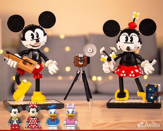 Конструктор Микки Маус и Минни Маус 1739 деталей 6