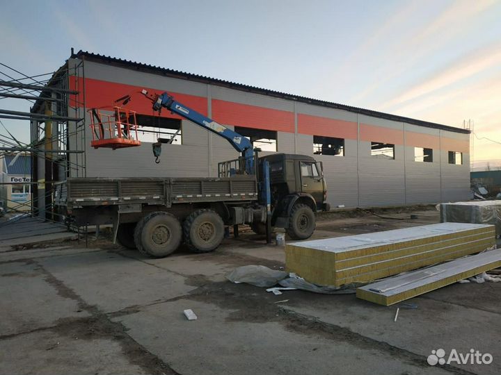 Сэндвич-панели стеновые и кровельные новые