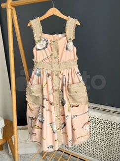 Хлопковое платье Dolce & Gabbana, 140