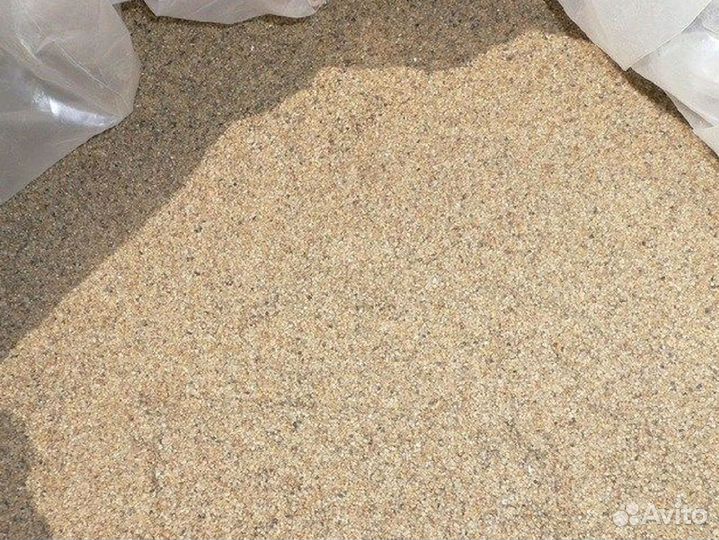 Песок мытый в мешках