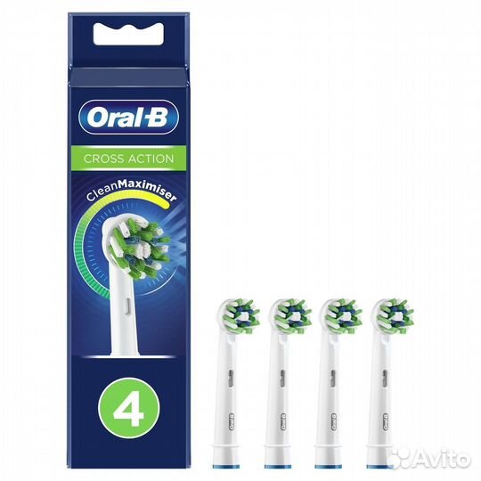 Насадка зубной щетки Oral-B EB50RB-4 Cross Action