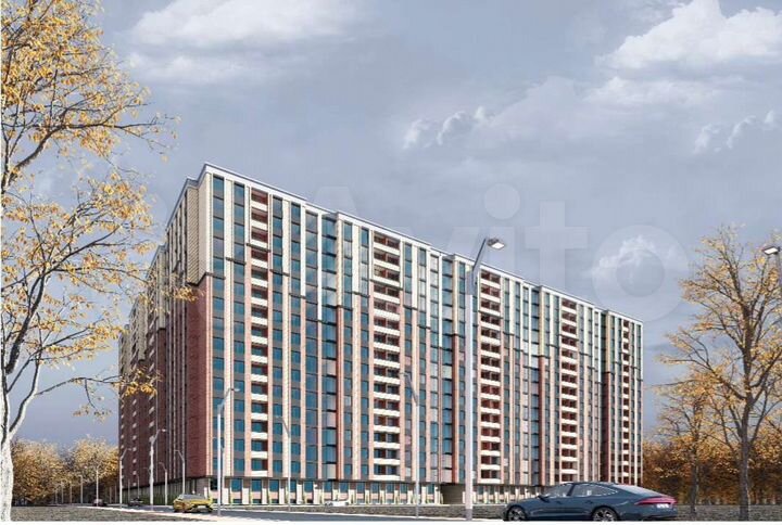 2-к. квартира, 83 м², 5/16 эт.