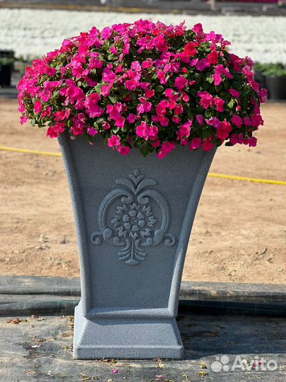 Кашпо напольные большие для цветочных композиций