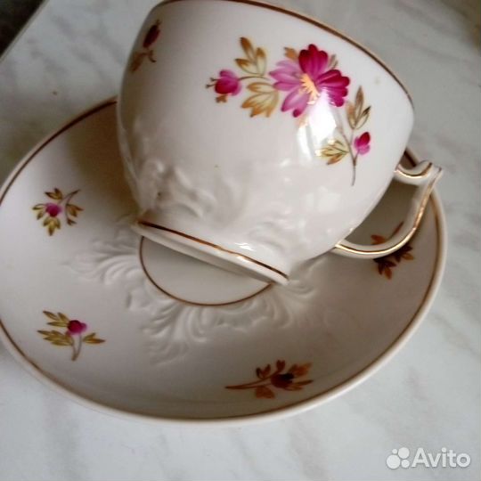 Чайные пары вербилки клеймо с 1940-1954 гг