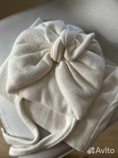 Тюрбан шапка+снуд и комбез осень для девочки 1-2г